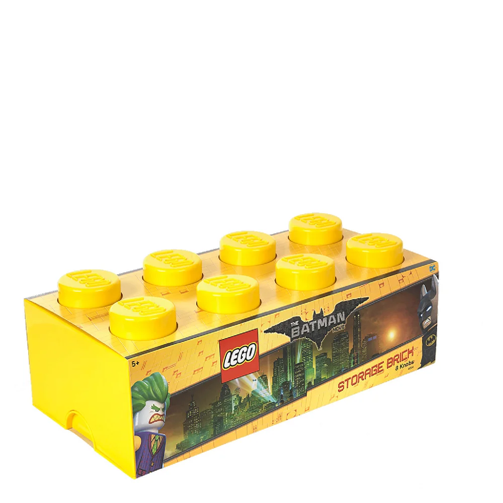 LEGO Batman Storage Brick 8 - Bright Yellow Afbeelding 1