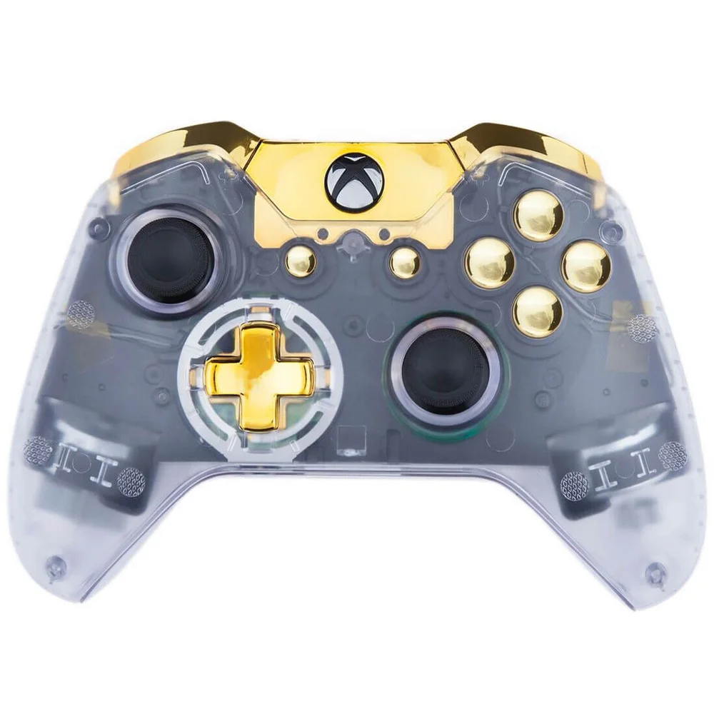 Custom Controllers Xbox One Controller - Transparent: Gold Edition Afbeelding 1