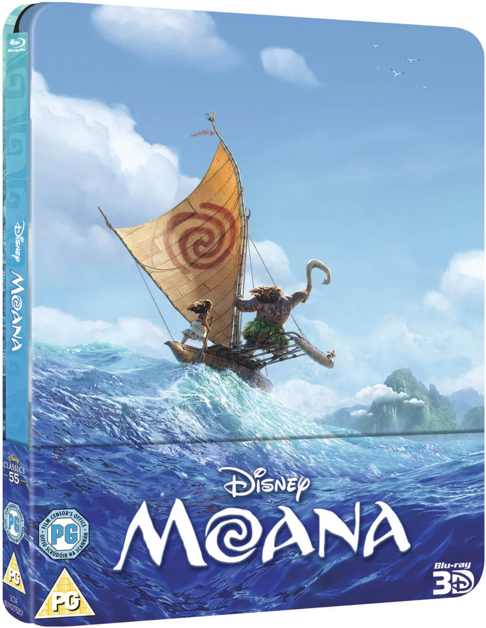 Moana 3D (Inclusief 2D Versie) - Zavvi UK Exclusive Limited Edition Steelbook Afbeelding 1