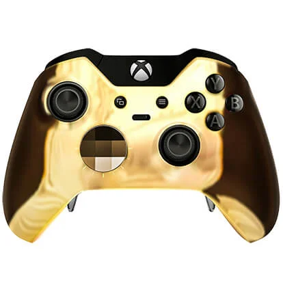 Custom Controllers Xbox One Elite Controller - Chrome Gold Edition Afbeelding 1