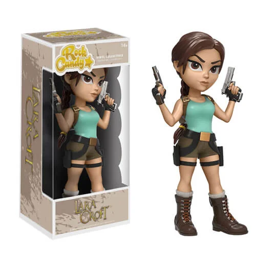 Tomb Raider Lara Croft Rock Candy Vinyl Figure Afbeelding 1