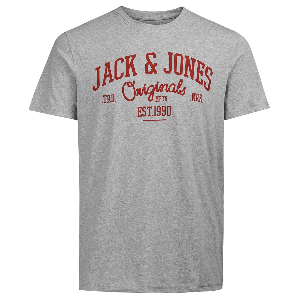 Jack & Jones Originals Jolla T-shirt - Grijs - S - Grijs Afbeelding 1