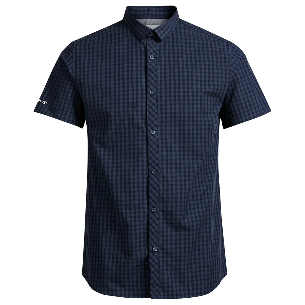 Jack & Jones Core Day Check Shirt - Blauw - S - Blauw Afbeelding 1