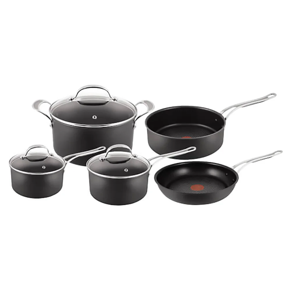 Jamie Oliver by Tefal Hard Anodised Non-Stick 5 Piece Cookware Set Afbeelding 1