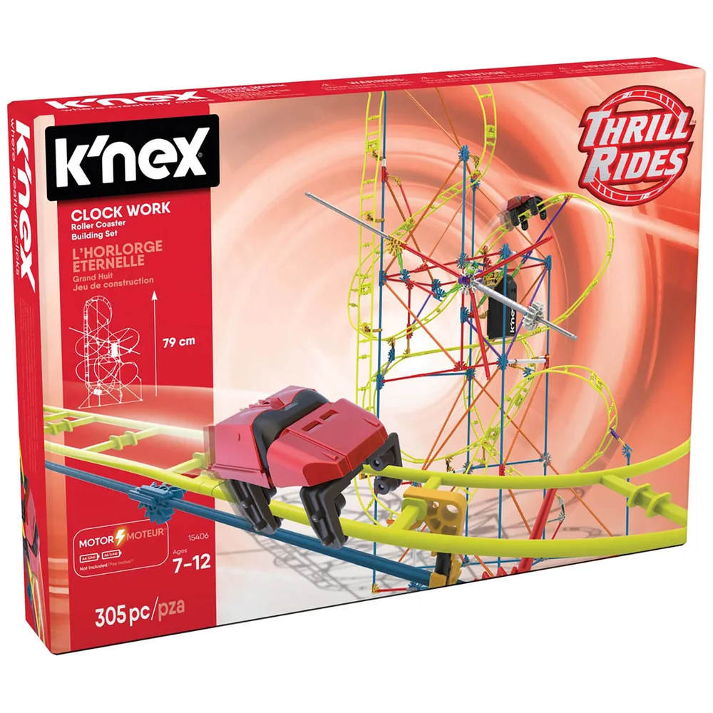 K'NEX Clockwork Roller Coaster Building Set (15406) Afbeelding 1