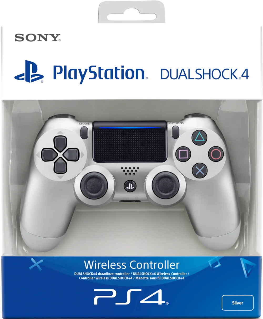 Sony PlayStation 4 DualShock 4 V2 Silver Afbeelding 1