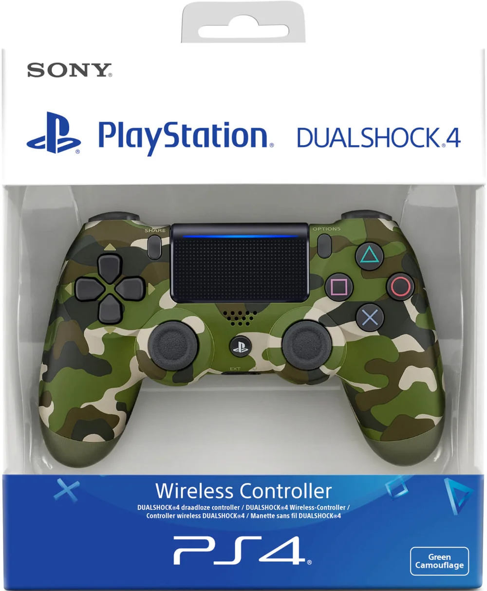 Sony PlayStation 4 DualShock 4 V2 Green Camouflage Afbeelding 1