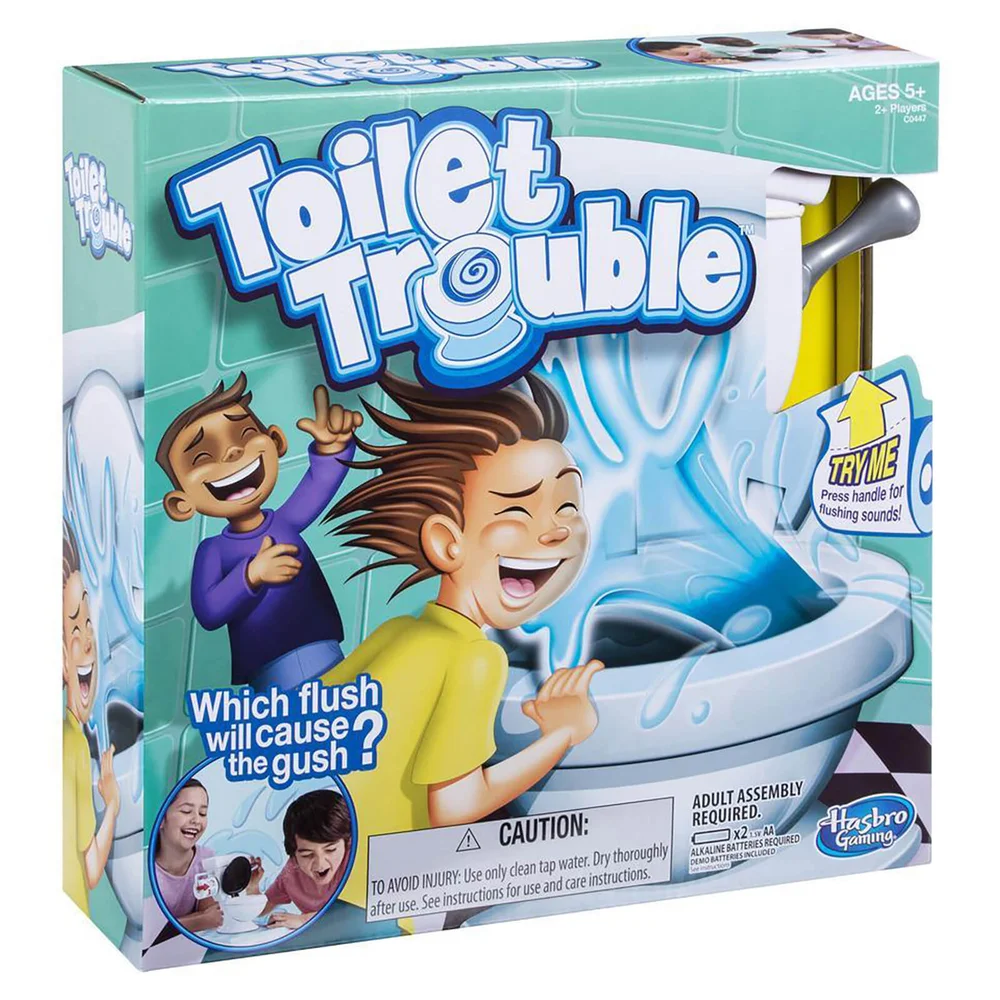 Hasbro Toilet Trouble Game Afbeelding 1