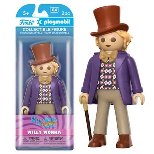 Funko x Playmobil: Willy Wonka - Willy Wonka Verzamelfiguur Afbeelding 1