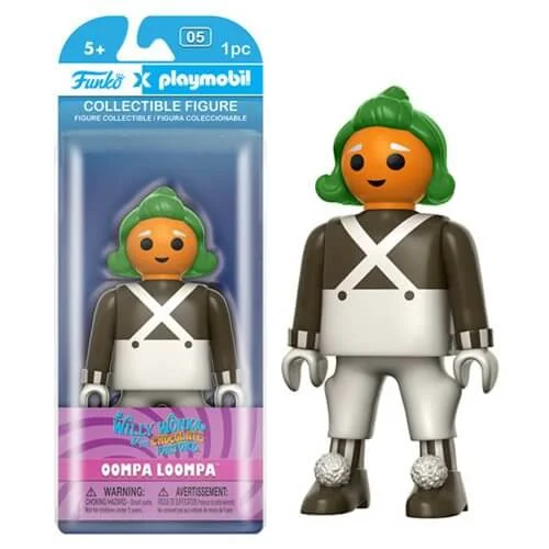 Funko x Playmobil: Willy Wonka - Oempa Loempa Verzamelfiguur Afbeelding 1