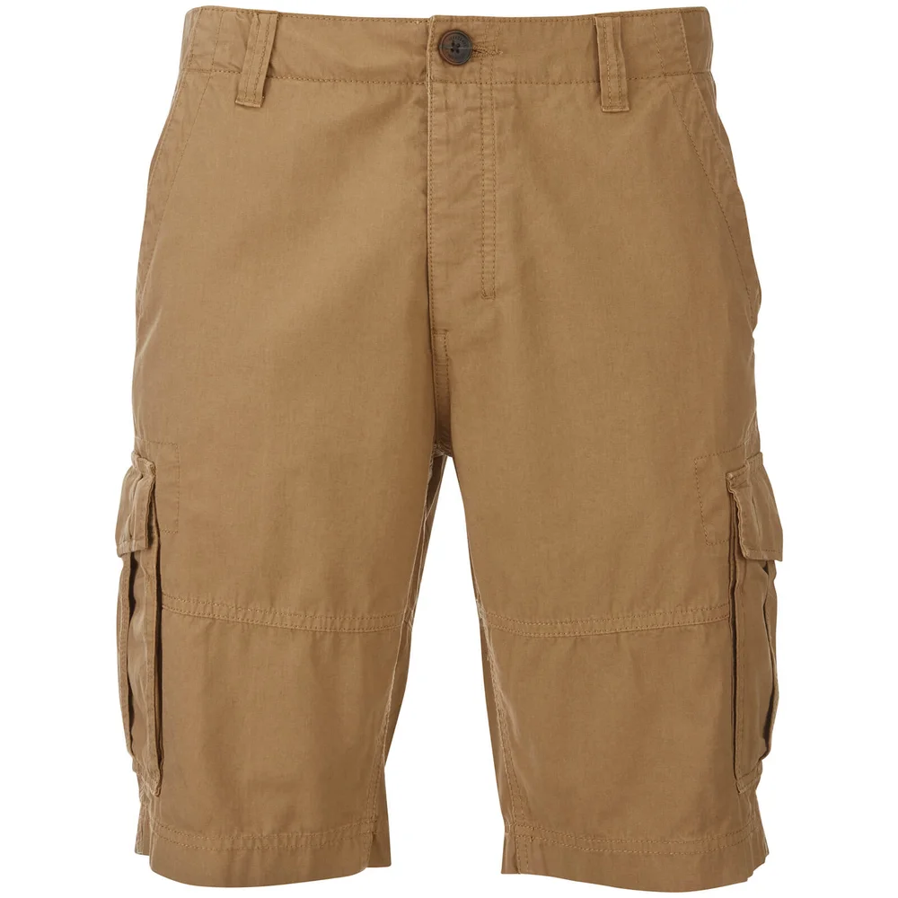 Threadbare Men's Hulk Cargo Shorts - Tan - W30 - Tan Afbeelding 1