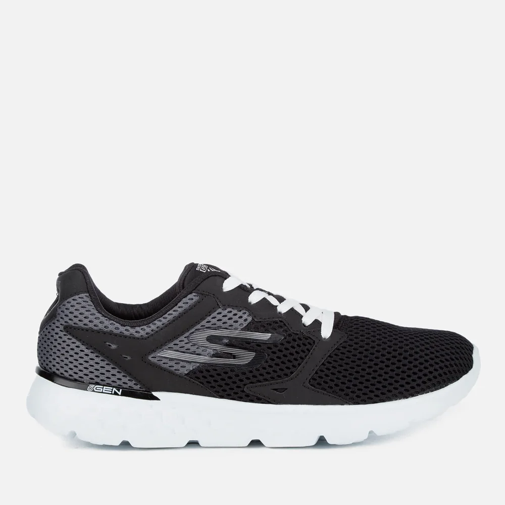 Skechers Men's Go Run 400 Trainers - Black/White - UK 7 - Zwart Afbeelding 1