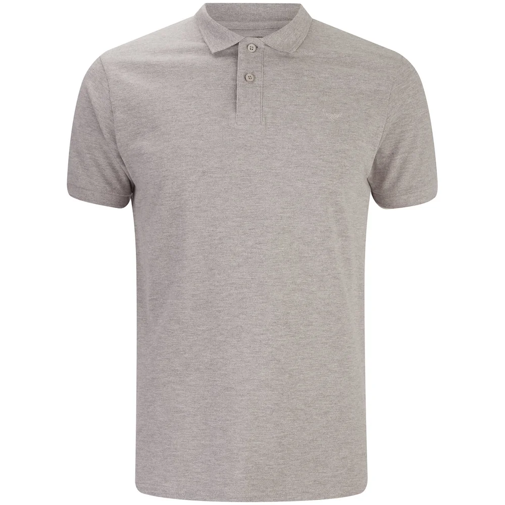 Threadbare Men's Kerman Polo Shirt - Grey - S - Grijs Afbeelding 1