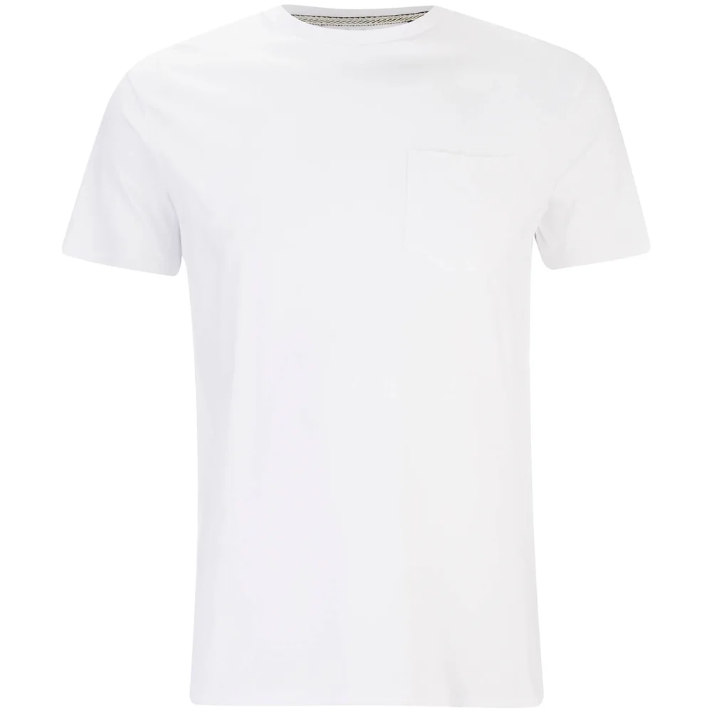 Threadbare Men's Jack Crew Neck Pocket T-Shirt - White - S - Wit Afbeelding 1