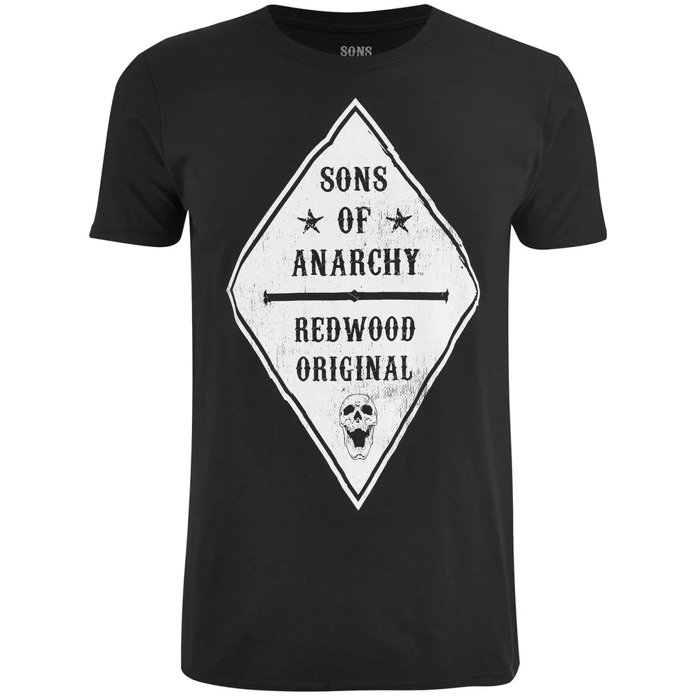Sons of Anarchy Men's Skull Club T-Shirt - Black - S - Zwart Afbeelding 1