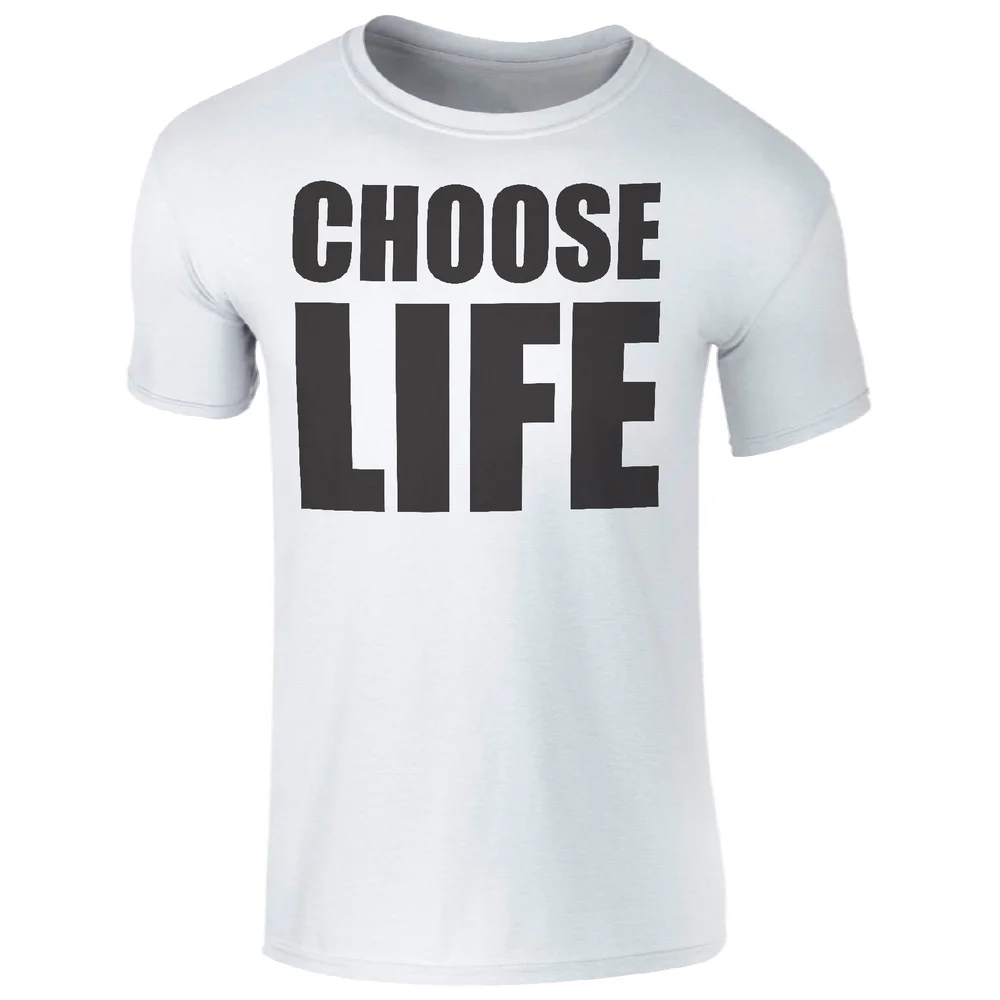 Trainspotting 2 Choose Life Heren T-Shirt - Wit - S - Wit Afbeelding 1