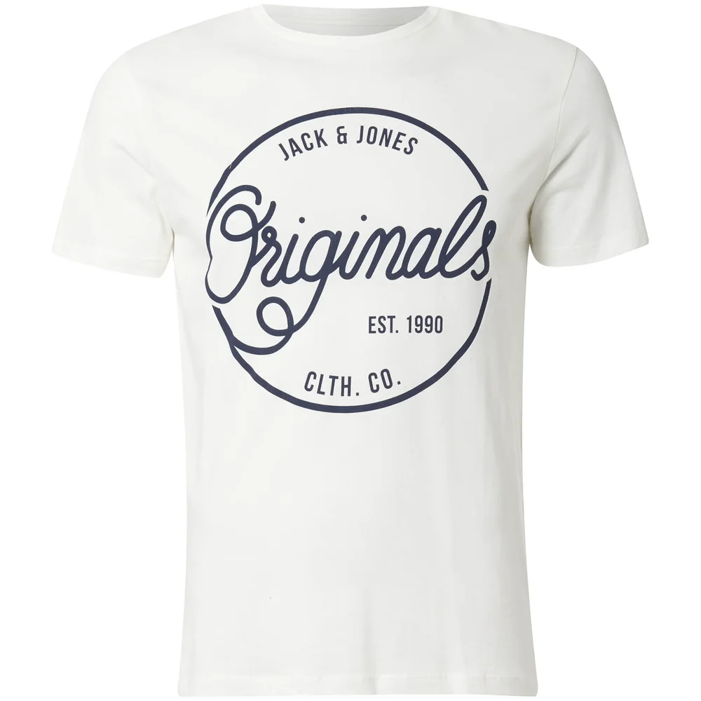 Jack & Jones Originals SwellT-shirt - Wit - S - Wit Afbeelding 1