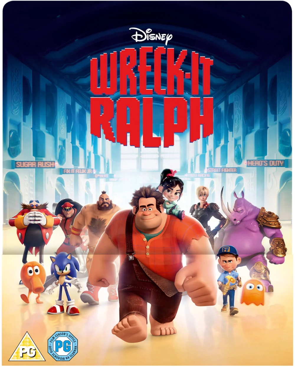 Wreck-It Ralph 3D (Includes 2D Version) - Zavvi Exclusive Lenticular Edition Steelbook Afbeelding 1