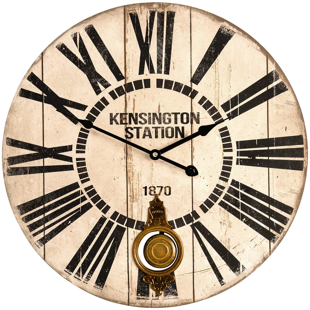 Fifty Five South Wall Clock - Vintage Finish Afbeelding 1