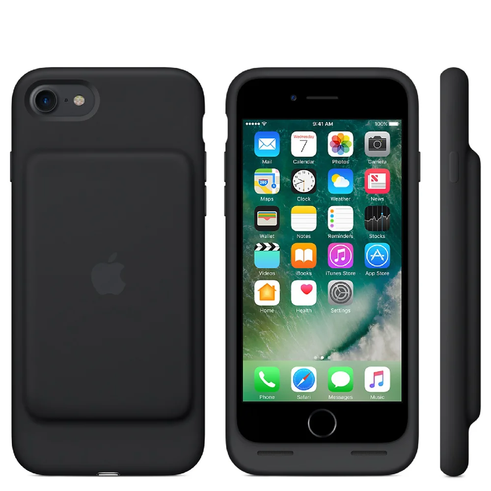 Apple iPhone 7 Smart Battery Case - Black Afbeelding 1