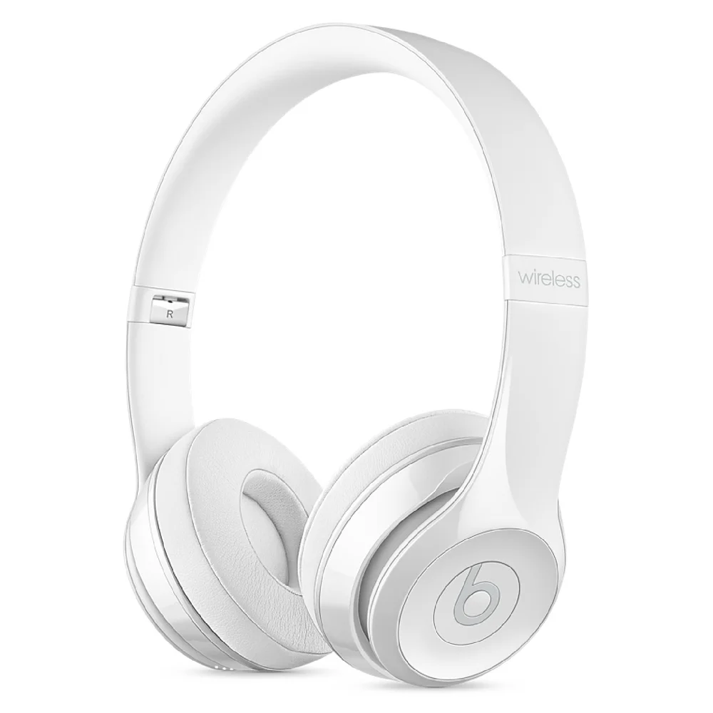Beats by Dr. Dre Solo 3 Wireless Bluetooth On-Ear Headphones - Gloss White Afbeelding 1
