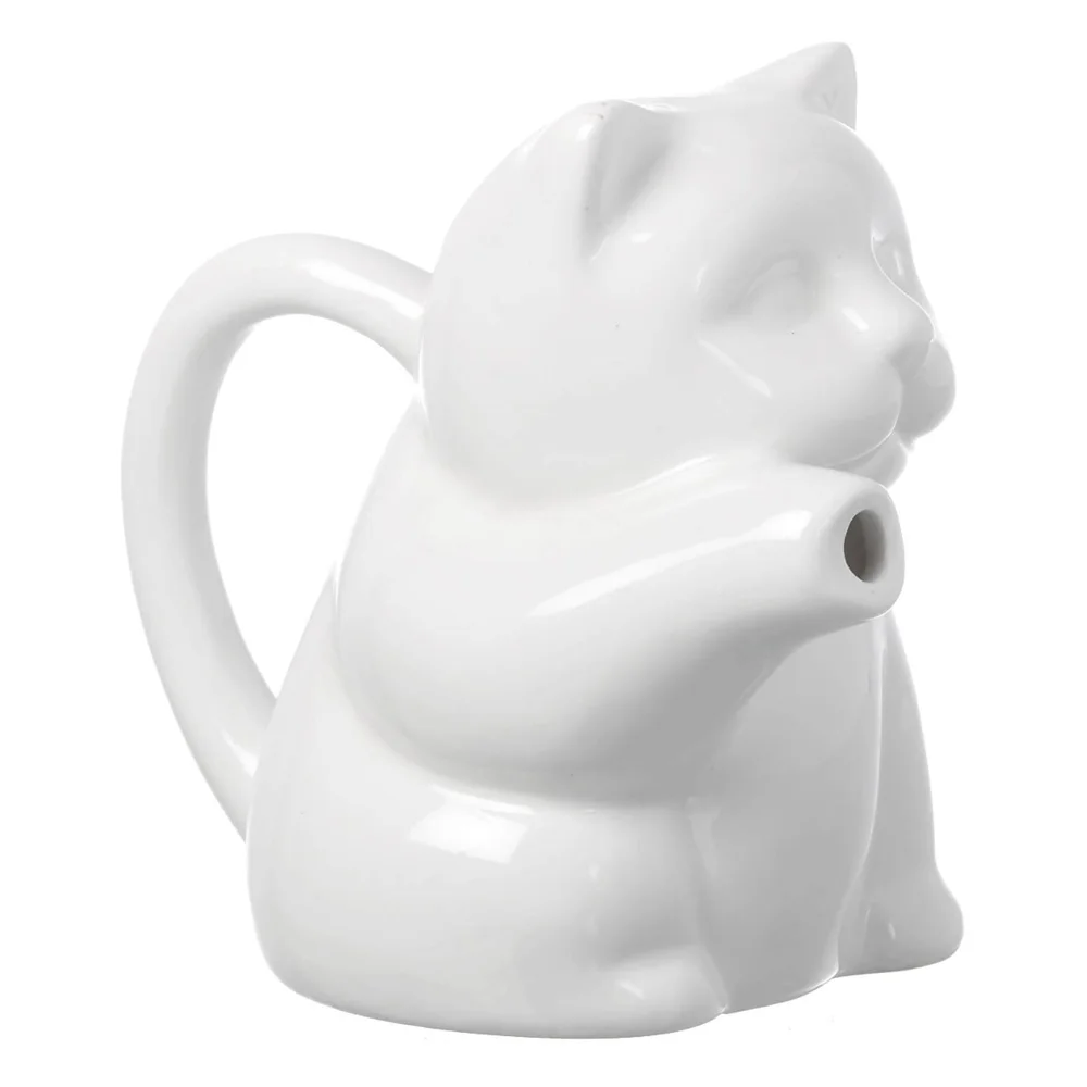Parlane 'Meeow' Porcelain Milk Jug - White (12cm) Afbeelding 1