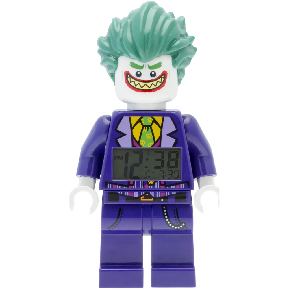 LEGO Batman Movie: The Joker Minifigure Clock Afbeelding 1