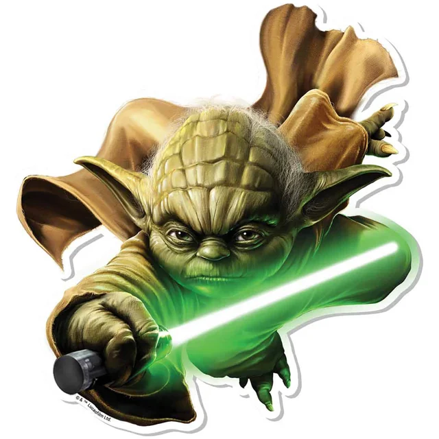 Star Wars Yoda wandkunst