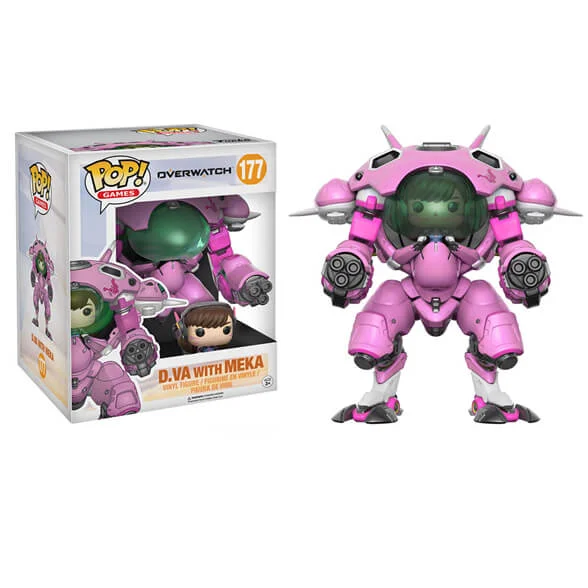 Overwatch D.Va with Meka Funko Pop! Figuur (15 cm) Afbeelding 1