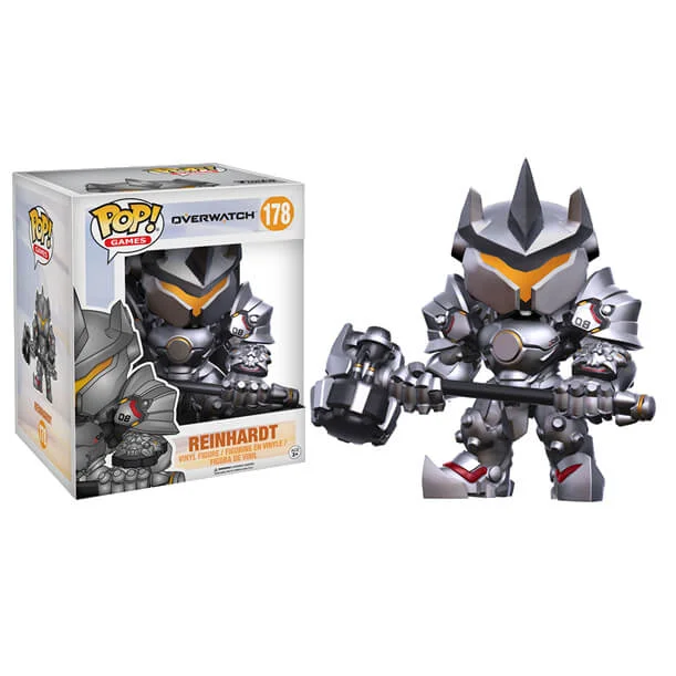 Overwatch Reinhardt Oversized Funko Pop! Figuur (15 cm) Afbeelding 1