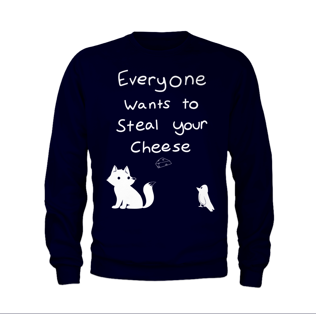 Everybody Wants to Steal Your Cheese Sweater - S Afbeelding 1