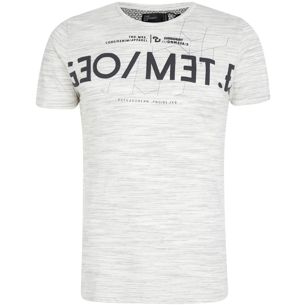 Dissident Men's Octagon T-Shirt - Ice Grey - S - Grijs Afbeelding 1