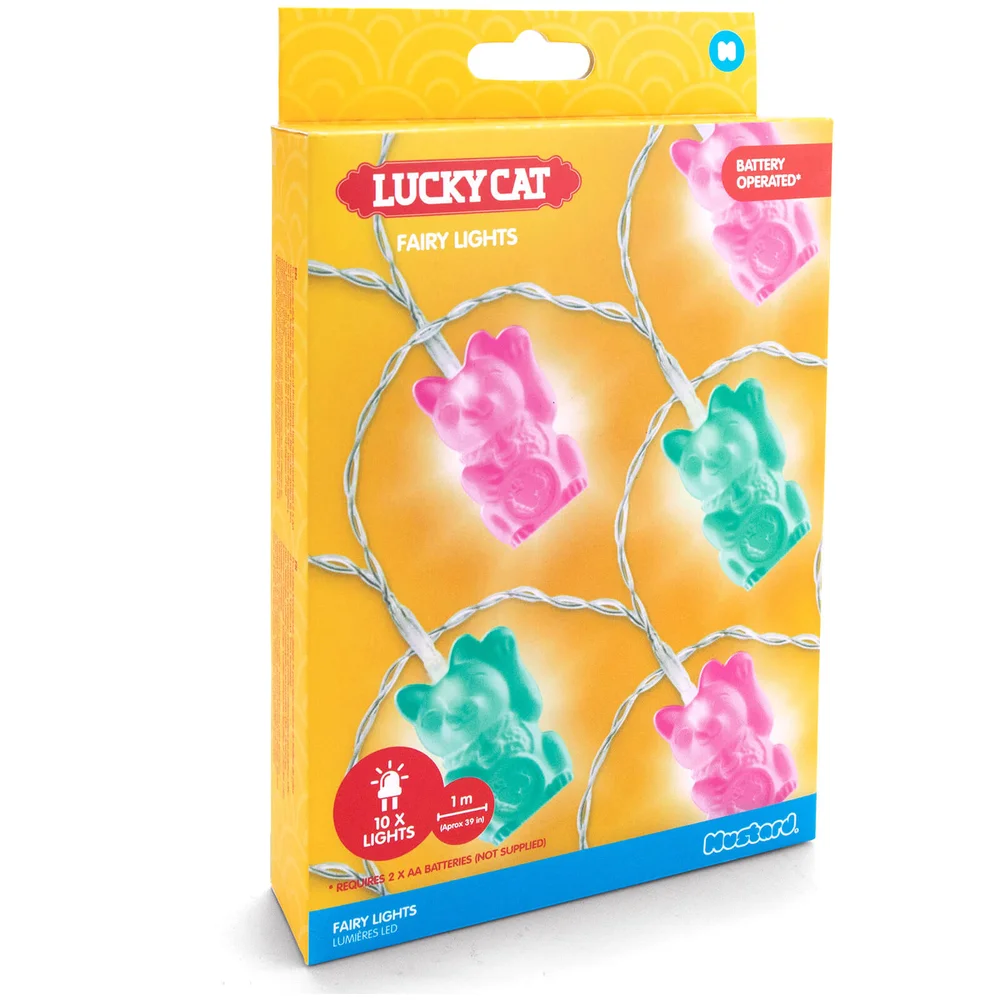 Lucky Cat String Lights Afbeelding 1