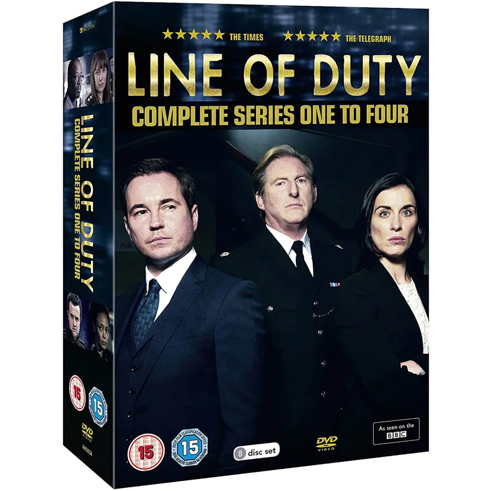 Line of Duty - Serie 1-4 boxed set Afbeelding 1