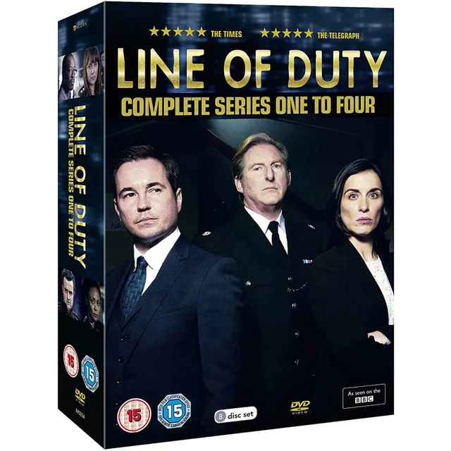 Line of Duty - Serie 1-4 boxed set