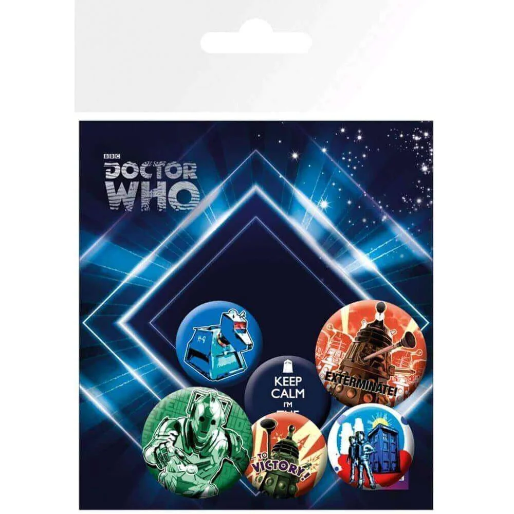 Doctor Who Badge Pack Afbeelding 1