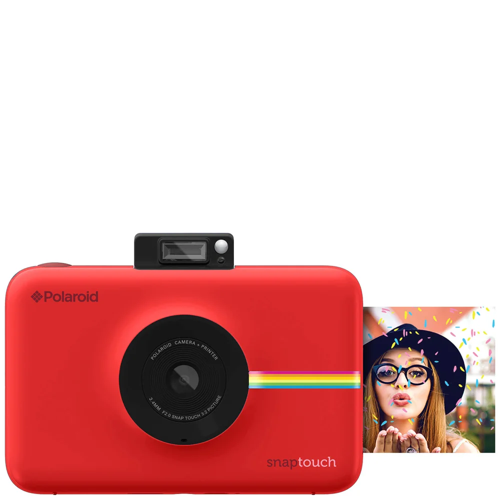 Polaroid Snap Touch Instant Digital Camera with LCD Touch Display - Red Afbeelding 1