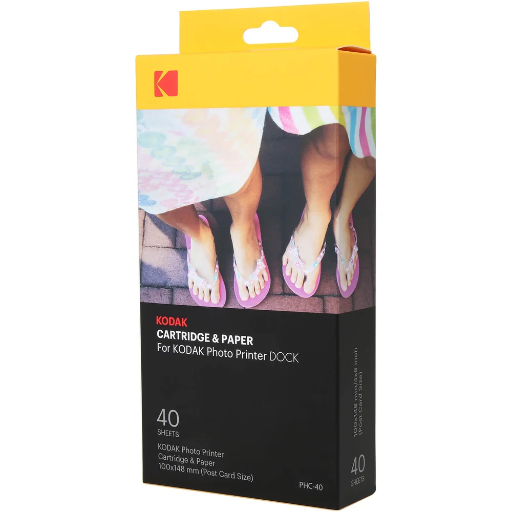 Kodak Photo Printer Dock Cartridge and 40 Pack of Film Afbeelding 1
