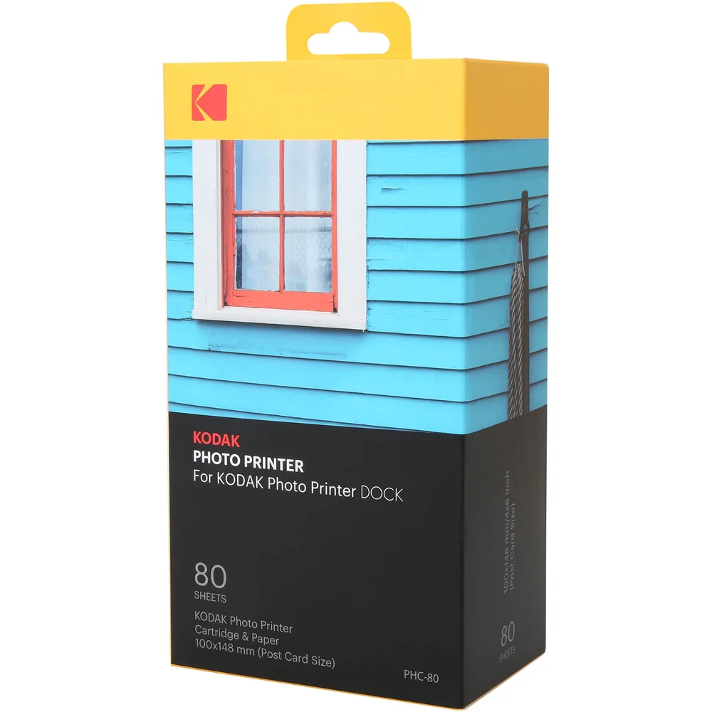 Kodak Photo Printer Dock Cartridge and 80 Pack of Film Afbeelding 1