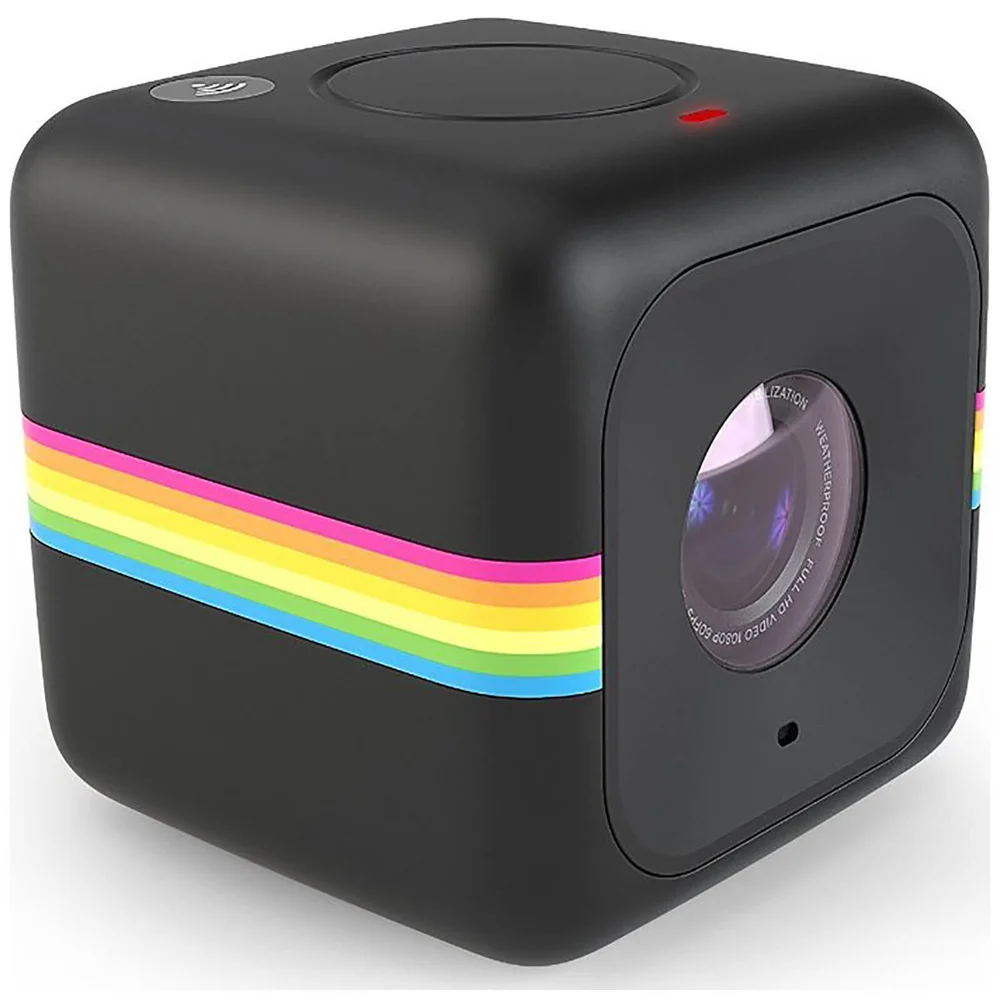 Polaroid Cube+ 1440p Mini Lifestyle Wi-Fi Action Camera - Black Afbeelding 1