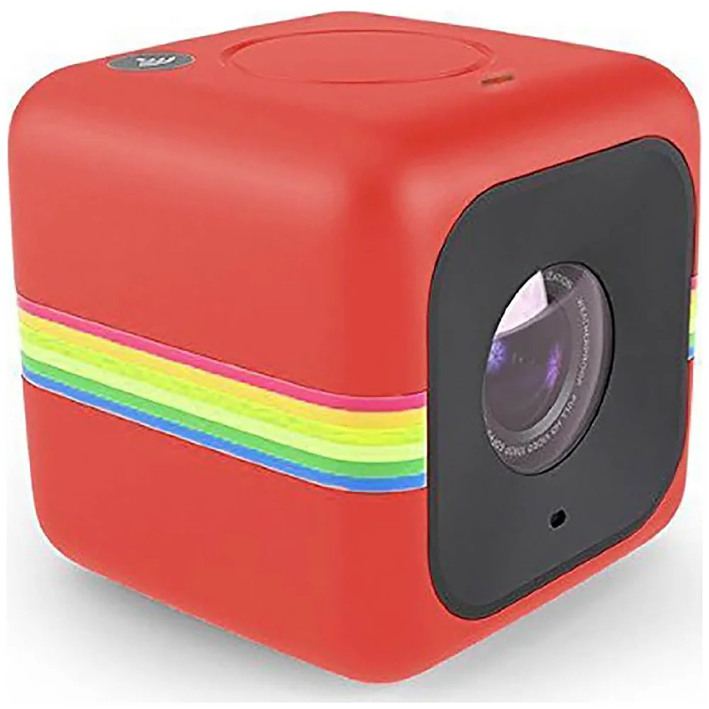 Polaroid Cube+ 1440p Mini Lifestyle Wi-Fi Action Camera - Red Afbeelding 1