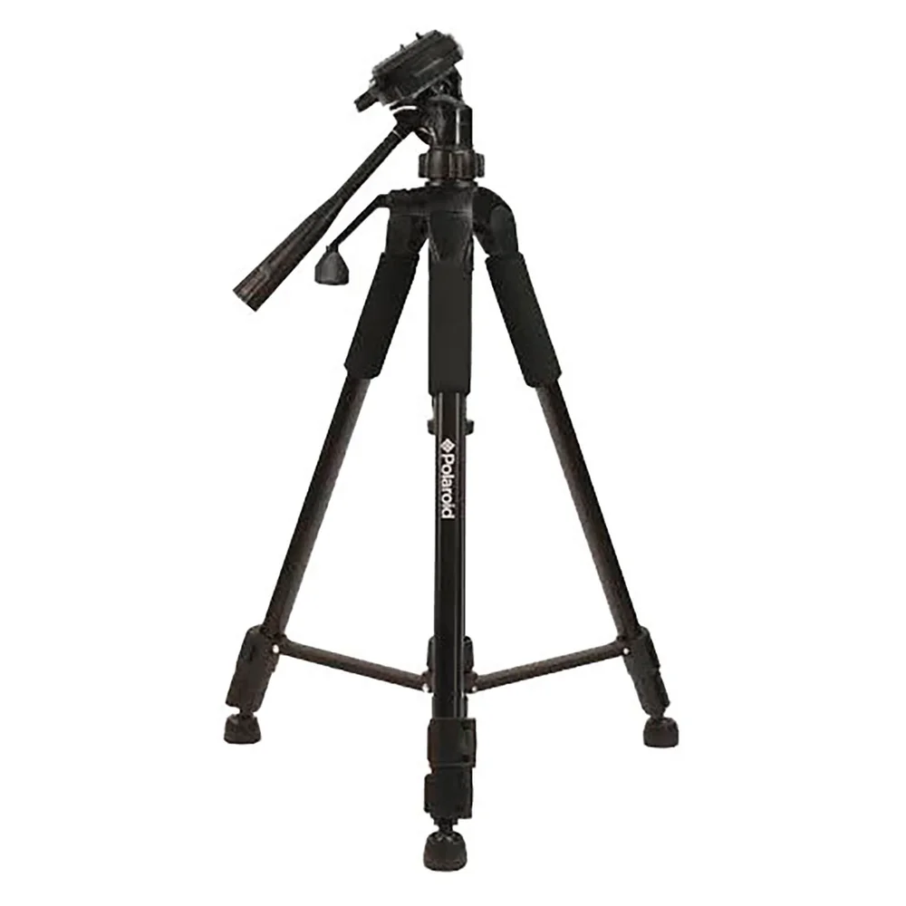 Polaroid 57 Inch Tripod (With Free Carry Case) - Black Afbeelding 1