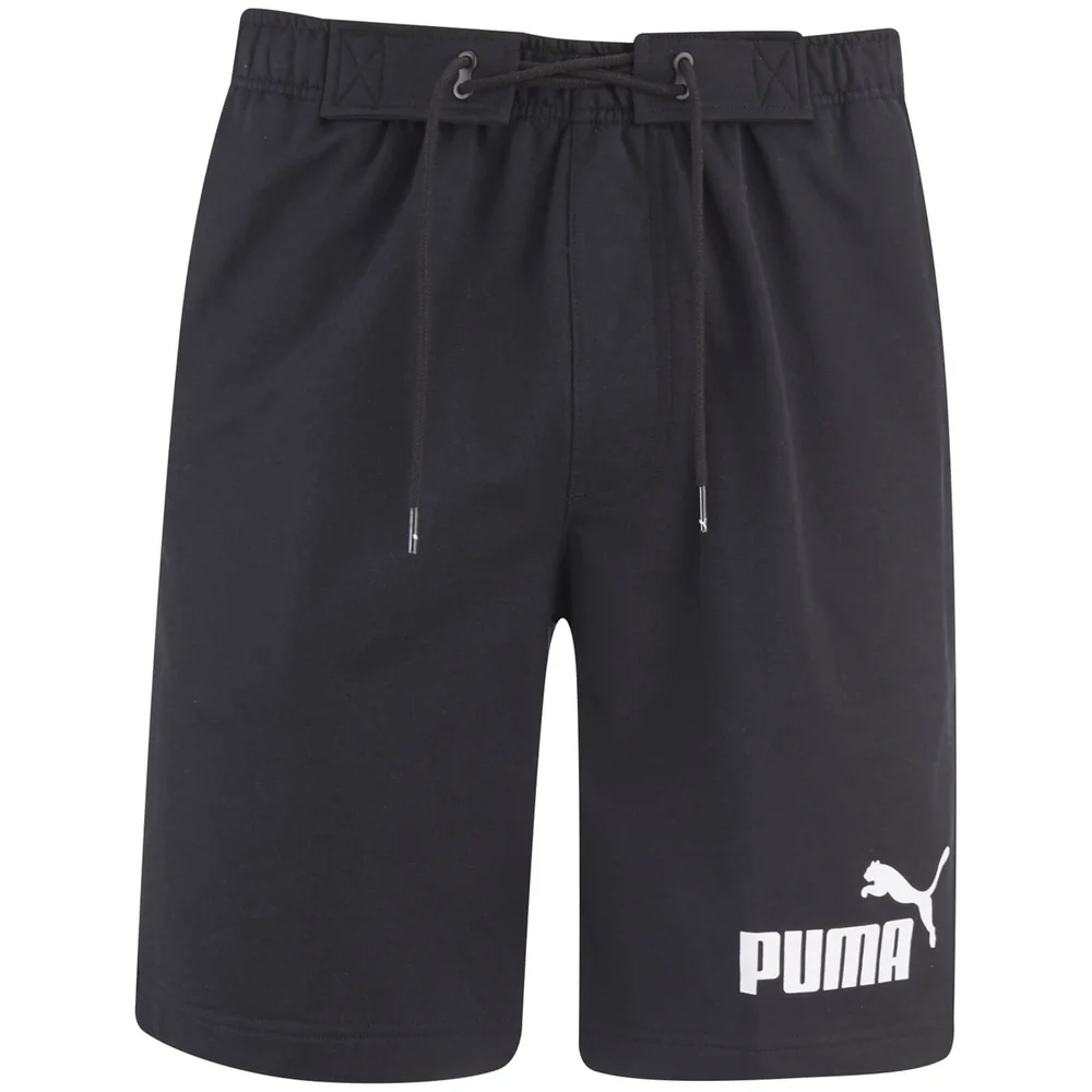 Puma Men's Logo Jog Shorts - Black - M - Zwart Afbeelding 1