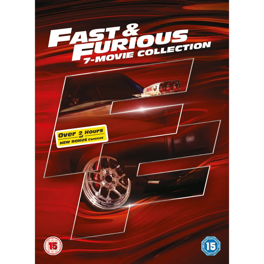 Fast & Furious - 1-7 + Bonus Disc Afbeelding 1