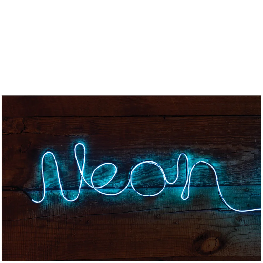 Make Your Own Neon Effect Sign - Blue Afbeelding 1