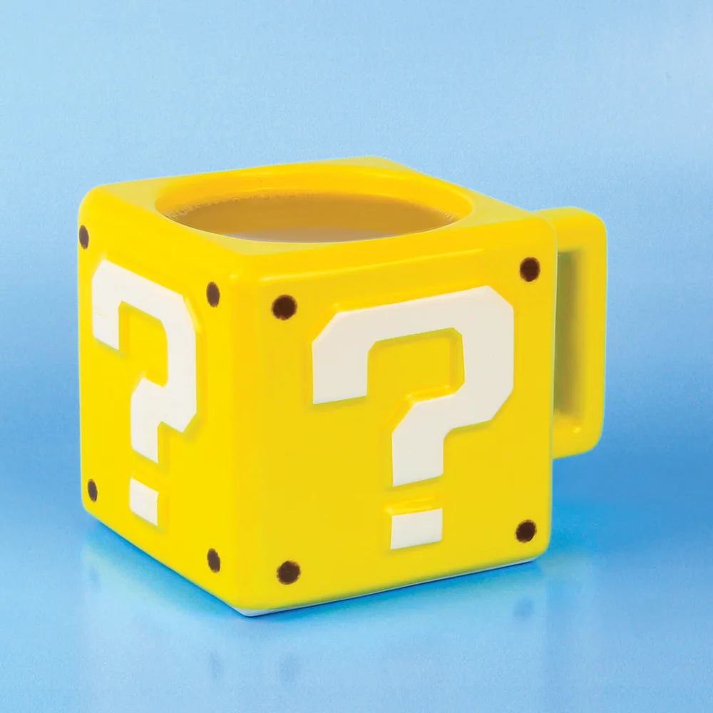 Nintendo Super Mario Question Block-mok - geel Afbeelding 1