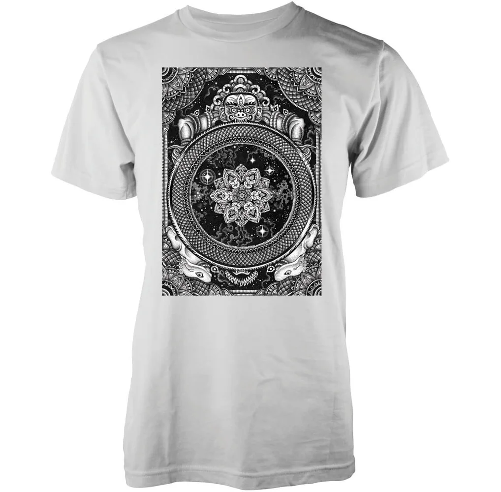 Abandon Ship Jen X Mandala Heren T-shirt - Zwart - S - Zwart Afbeelding 1