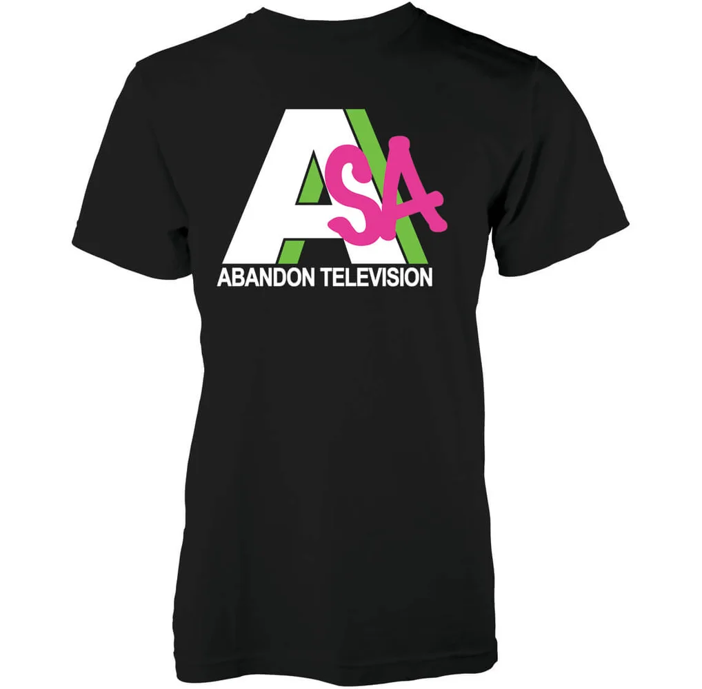 Abandon Ship Abandon Television Heren T-shirt - Zwart - S - Zwart Afbeelding 1