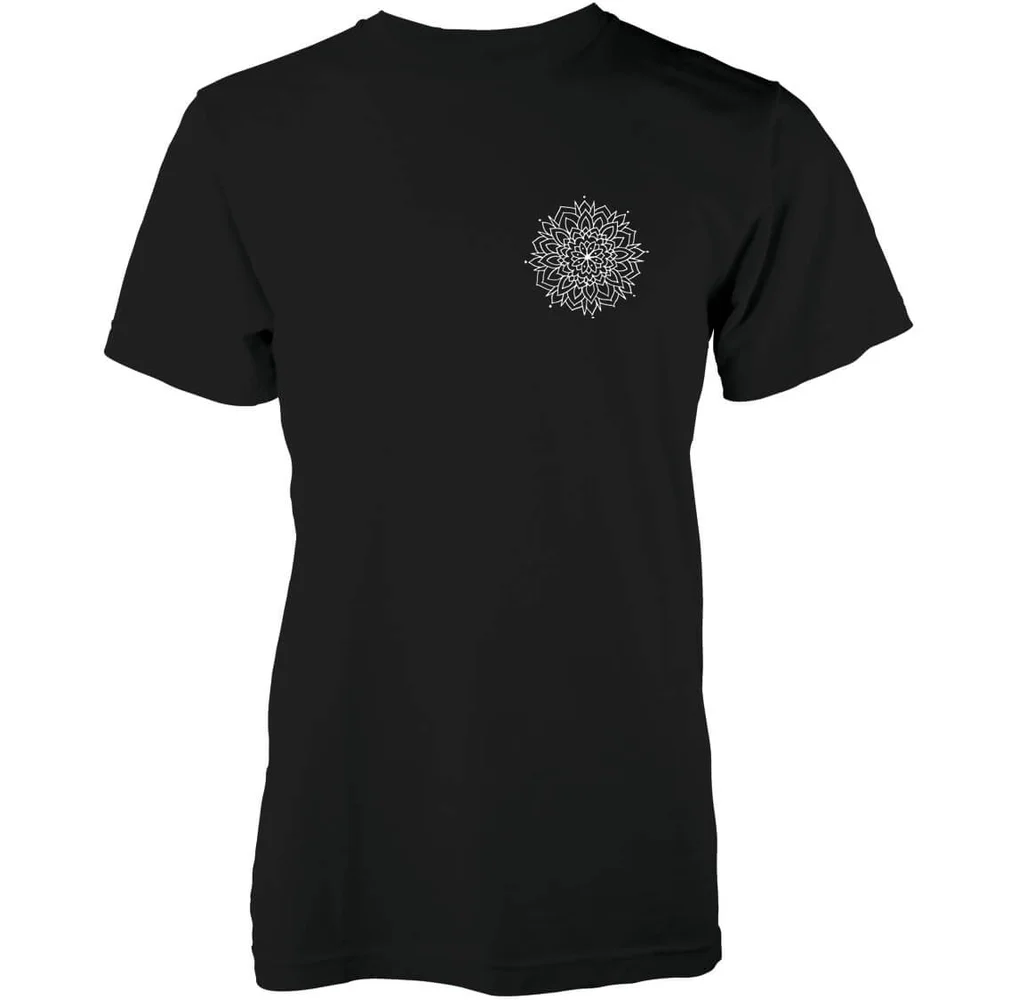 Abandon Ship Snow Mandala Heren T-shirt - Zwart - S - Zwart Afbeelding 1