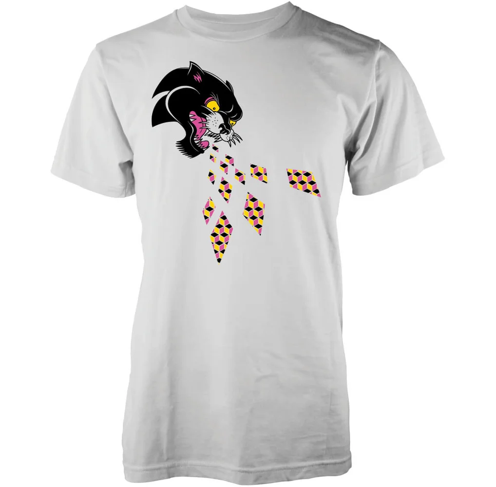 Abandon Ship Spitting Diamonds Panther Heren T-shirt - Zwart - S - Zwart Afbeelding 1